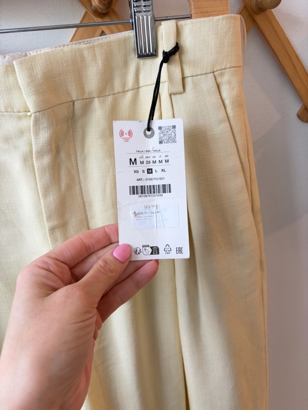 Zara Butter Yellow Trousers - Picture 3 of 8